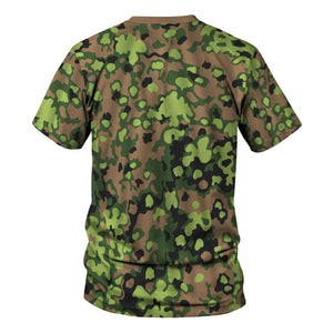 Blurred Edge Rauchtarn Camo Pattern, 1939, 1944, Military Costume, Cosplay Gear MNP035CS