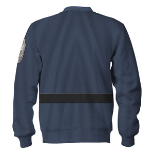 Pilot Helmut Lent Aircraft Costume Hoodie, Sweatshirt, T-Shirt, Tracksuit for Cosplay MNP075CS
