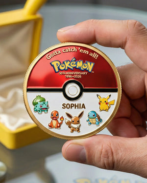 Monster Trainer 30th Anniversary Limited Commemorative Coin - Personalized Monster Coin - MNPS0603MC