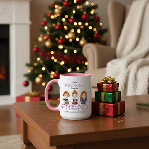 First my mother, forever my friend - Personalized Mom Mug