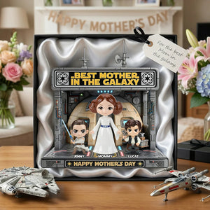 Universe Best Mom And Kids - Personalized Custom Shape Acrylic Plaque – MNPST0317