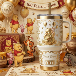 Honey Bear 100th Anniversary Friends Forever - Personalized Tumbler | MNPT01003