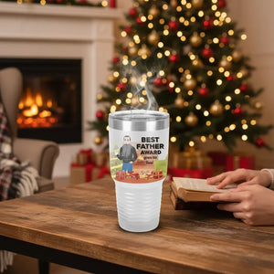 Best Father Award - Personalized Dad Tumbler