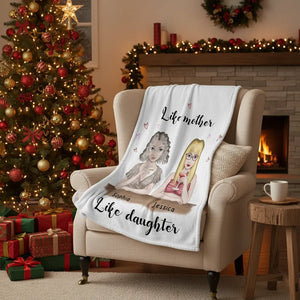 Like mother like daughter - Personalized Mom Blanket