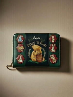 Honey Bear and Friends - Personalized Leather Handbag And Long Wallet | MNPHB01003