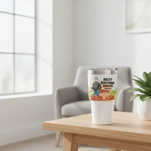Best Father Award - Personalized Dad Tumbler