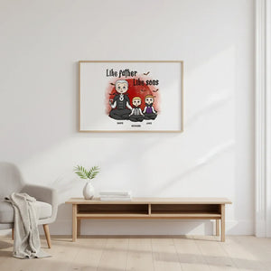 Like Father Like Sons - Personalized Dad Poster