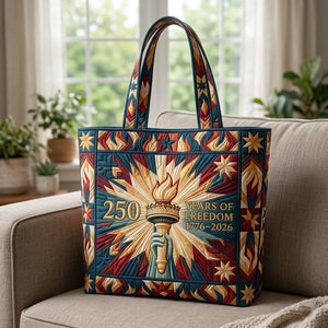 The Freedom Torch Quilted Tote