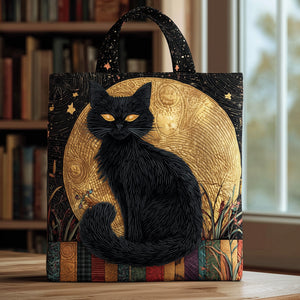 The Black Cat Tote Bag