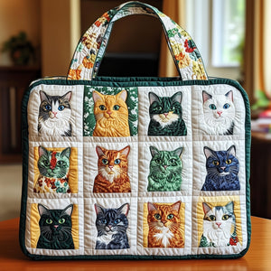 The Cat Patchwork Tote Bag