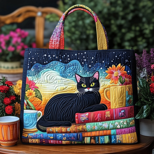 Everyday Book Quilted Tote Bag