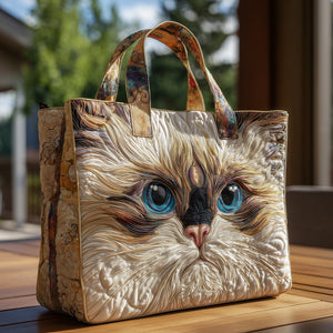 The Swirly Ragdoll Tote Bag