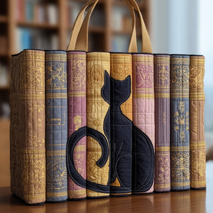 The Cat Library Tote Bag