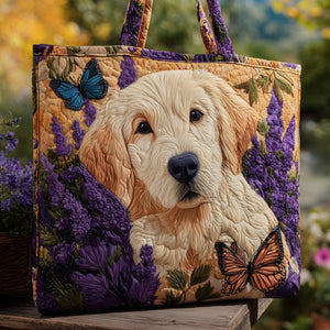 The Joyful Pup Quilted Tote