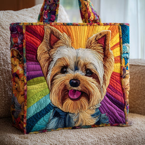 The Yorkshire Terrier Quilted Tote