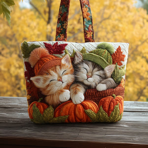 The Purrfectly Autumn Tote Bag