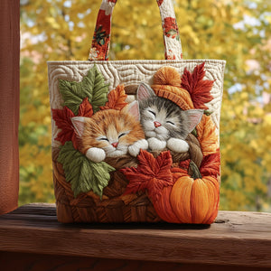 The Purrfectly Autumn Tote Bag