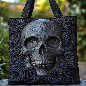 The Dark Skull Quilted Tote