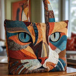 The Cat Charm Quilted Tote 9667