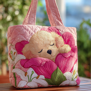 The Pink Poodle Quilted Tote