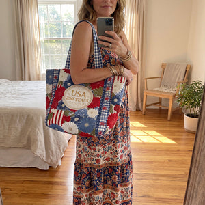 The Grateful Heart Quilted Classic Tote