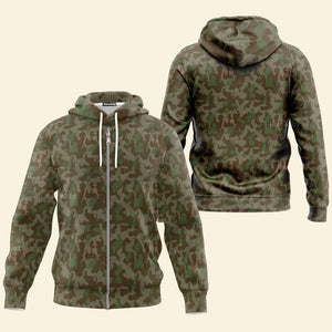 German World War Two Luftwaffe Camo Jacket, Costume, Cosplay Shirt MNP009CS