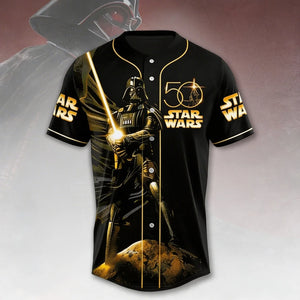 Galactic Saga 50th Anniversary - Personalized Baseball Jersey - MNPS0313NL
