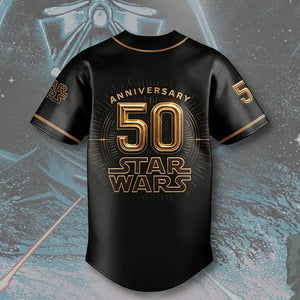 Galactic Saga Celebrate 50th Anniversary - Personalized Baseball Jersey - MNPS0310NL