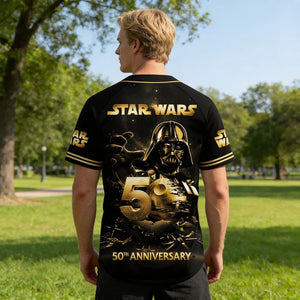 Galaxy Star Celebrate 50 Years Of Legend - Personalized Baseball Jersey - MNPS01BJ