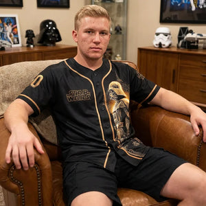 Galactic Saga Celebrate 50th Anniversary - Personalized Baseball Jersey - MNPS0310NL