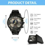 Star Wars Black Stainless Steel Watch – MNPST0406
