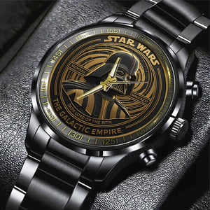 Star Wars Black Stainless Steel Watch – MNPST0385