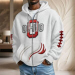 Ohio State Buckeyes Football 3D Unisex Waffle Hoodie – MNPST0545
