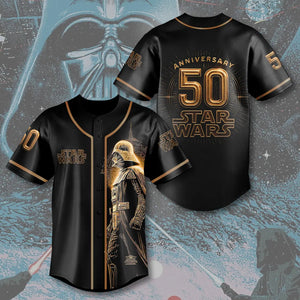 Galactic Saga Celebrate 50th Anniversary - Personalized Baseball Jersey - MNPS0310NL