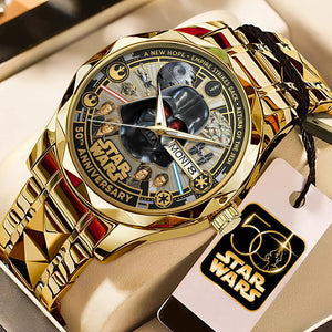 Star Wars 50th Anniversary 2027 Alloy Luxury Quartz Watch – MNPST0090