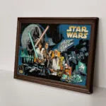 Star Wars 50th Anniversary 2027 Rectangle Canvas With Inner Frame – MNPST0015