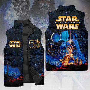 Star Wars 50th Anniversary 3D Sleeveless Down Jacket – MNPST0863