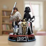 Star Wars 50th Anniversary Custom Shape Acrylic Plaque – MNPST0104