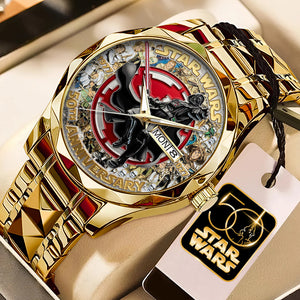 Star Wars 50th Anniversary Alloy Luxury Quartz Watch – MNPST0191