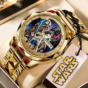 Star Wars 50th Anniversary Alloy Luxury Quartz Watch – MNPST0115