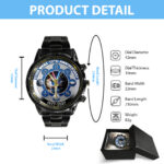 Star Wars 50th Anniversary Black Stainless Steel Watch – MNPST0229