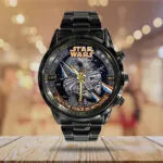 Star Wars 50th Anniversary Black Stainless Steel Watch – MNPST0161