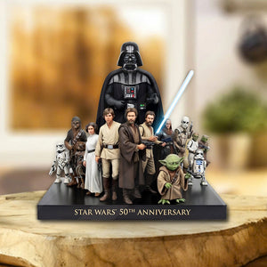 Star Wars 50th Anniversary Custom Shape Acrylic Plaque – MNPST0126