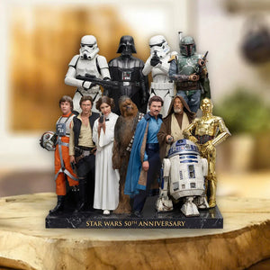 Star Wars 50th Anniversary Custom Shape Acrylic Plaque – MNPST0053