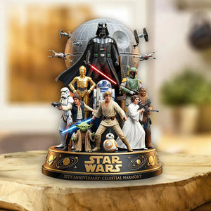Star Wars 50th Anniversary Custom Shape Acrylic Plaque – MNPST0067
