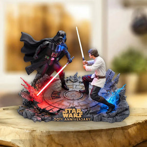 Star Wars 50th Anniversary Custom Shape Acrylic Plaque – MNPST0052