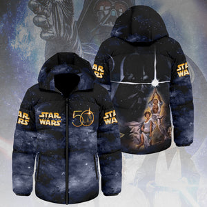 Star Wars 50th Anniversary Thickened Down Hooded Jacket – MNPST0926