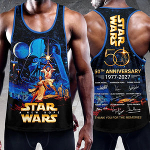 Star Wars 50th Anniversary Y-Back Muscle Tank Top – MNPST0280