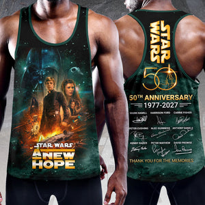 Star Wars 50th Anniversary Y-Back Muscle Tank Top – MNPST0276