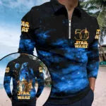 Star Wars 50th Anniversary Zip Polo Shirt – MNPST0215